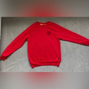 Aviator Nation Heart Embroidery Sweatshirt